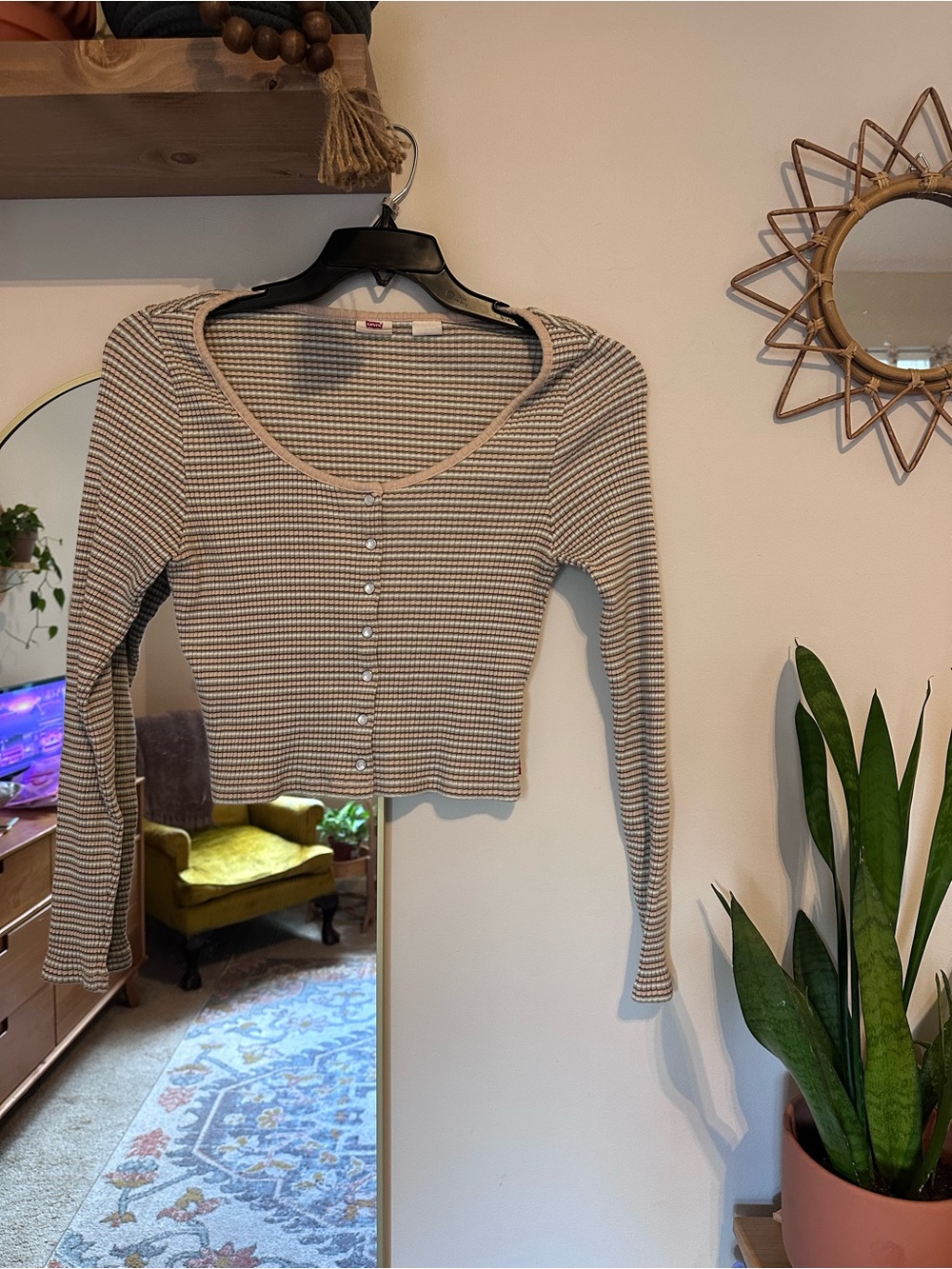 Levi’s Striped Long-Sleeve Button Down